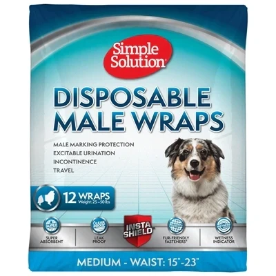 Afbeelding van Simple Solution Wegwerp Plasband Reu MEDIUM 12 STUKS Taille: 10 17 en 25 43 cm (386069)