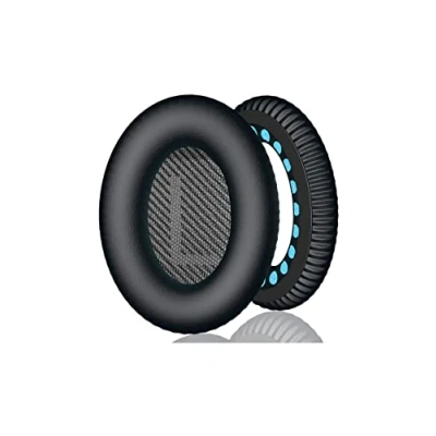 Afbeelding van 1 paar oorkussens voor Bose QuietComfort 15 QC2 QC25 Ae2 Ae2i Ae2w SoundTrue en SoundLink hoofdtelefoon zwart