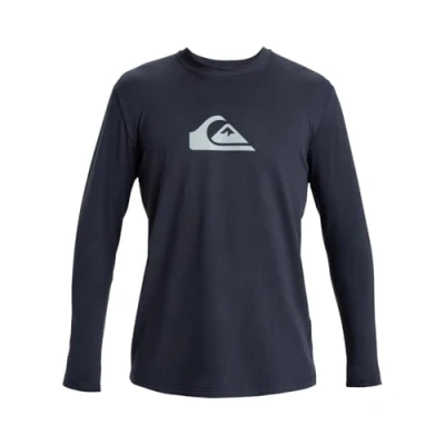 Afbeelding van Quiksilver Everyday SURF TEE LS Surfshirt, Heren, Maat: XL, Dark blue