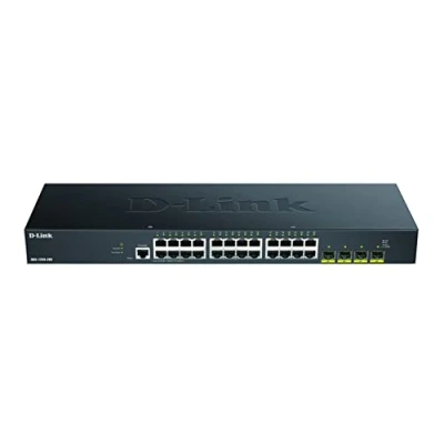 Image de D Link DGS 1100 24V2 Commutateur intelligent 24 x 10/100/1000 de bureau, Montable sur rack