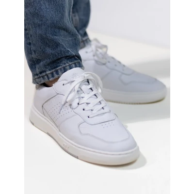 Afbeelding van Cycleur de LUXE Sneakers laag, Heren, Maat: 44, Wit Leer