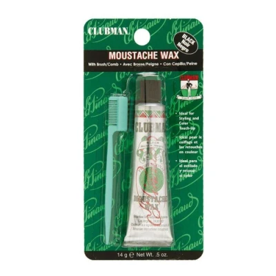 Afbeelding van Clubman Pinaud Beard Moustache Wax Black 14 gr