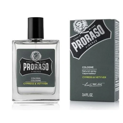 Afbeelding van Proraso Single Blade Eau de Cologne Cypress &amp; Vetyver 100ml