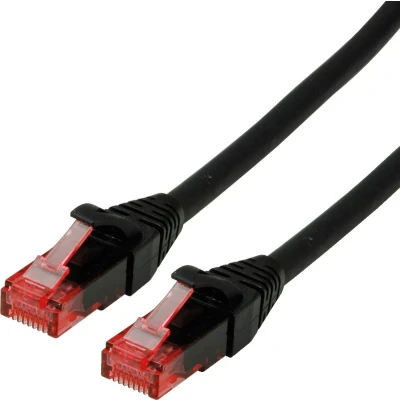 Afbeelding van ROLINE Patchkabel Cat.6 UTP, Component Level, LSOH, zwart, 3 m