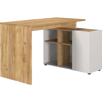 Afbeelding van Germania Adrano Hoekbureau met Kast Cashmere/Eiken