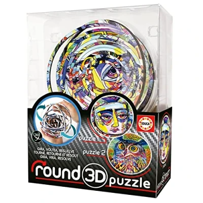 Image de Puzzle 3D Rond Educa Abstract Art