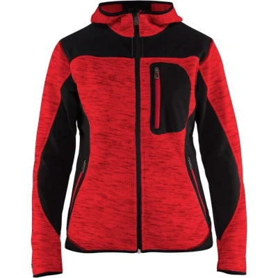 Afbeelding van Blaklader Dames Vest met Softshell 4931 2117 Rood/Zwart M