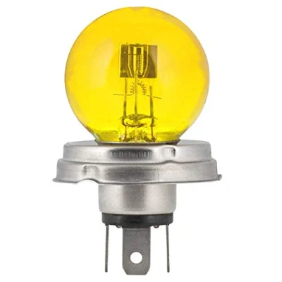 Afbeelding van cyclingcolors Lamp 12V 45/40W P45T R2 Geel Auto Motorfiets Oude Collectie Koplamp Kruislicht 2CV