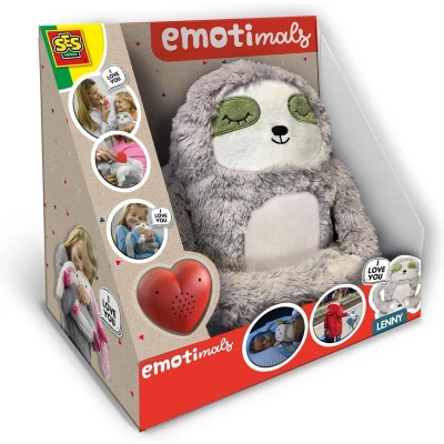 Afbeelding van Ses Creative Emotimals Luiaard Knuffel Lenny Met Geluid