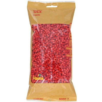 Afbeelding van Hama 6000 Kralen Rood 205 05