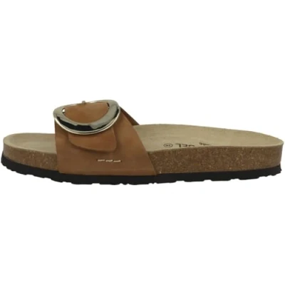 Afbeelding van Josef Seibel Hermine Muiltjes, Dames, Maat: 44, Camel Leer