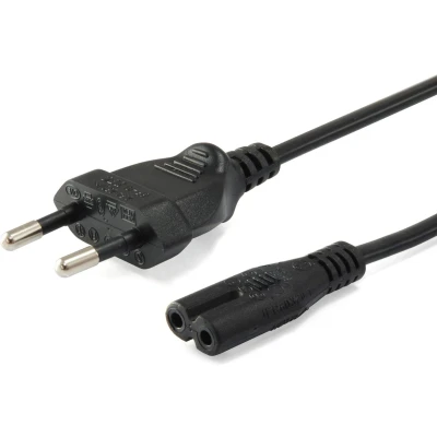 Afbeelding van Equip 112161 IEC voedingskabel C7 naar 2 pin 3 m stekker/bus zwart