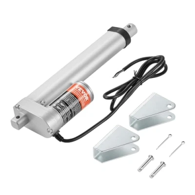 Afbeelding van VEVOR lineaire aandrijving 1000N DC 12 V IP54 elektrische motor, slaglengte 150 mm, geluidsniveau ≤ 50 dB, deuropener 14 mm/s, technologie