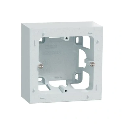 Afbeelding van Schneider Electric Odace Styl, opbouwdoos wit gerecycled, 1 voudig S510762