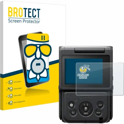 Afbeelding van BROTECT Screenprotector voor Canon PowerShot V10 Vlog Camera Folie Beschermfolie Beschermglas matte