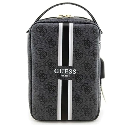 Afbeelding van GUESS, USB reistas Stripe 4G model, Zwart