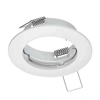 Afbeelding van ledscom.de Plafondinbouwframe FERE, rond, mat wit, plafondspot, inbouw, standaard, plafondlamp, spots, inbouwspot, frame, plafondlamp