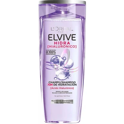 Afbeelding van Vochtinbrengende Shampoo L&#039;Oreal Make Up Elvive Hidra Hyaluronzuur (370 ml)