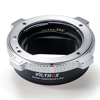 Afbeelding van VILTROX EF L Pro autofocus lensadapter compatibel met EF/EF S lens op Leica SL2/Lumix S1 S1H S5/Sigma camera