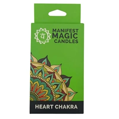Afbeelding van Manifest magische kaarsen (set van 12) groen chakra hart