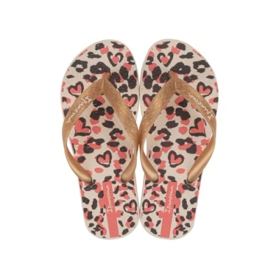 Afbeelding van Ipanema Temas Kids Unisex Junior Slippers Beige/Gold