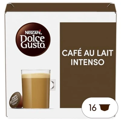 Afbeelding van Koffiecapsules Nescafé Dolce Gusto 48116 Café Au Lait Intenso (16 uds)