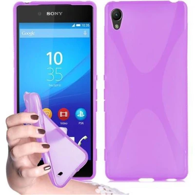 Afbeelding van Cadorabo Hoesje geschikt voor Sony Xperia Z3 PLUS / Z4 in LILA VIOLET Beschermhoes gemaakt van flexibel TPU silicone Case Cover