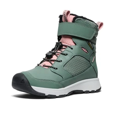 Afbeelding van Keen SKUA WP Snowboots voor kinderen, Maat: 29, Dark forest Leer