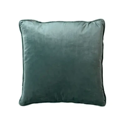 Afbeelding van Dutch Decor FINN Sierkussen 45x45 cm velvet effen kleur Sagebrush Green groen