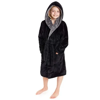 Afbeelding van CityComfort Gaming kamerjas van fleece voor jongens en kinderen 7 tot 14 jaar