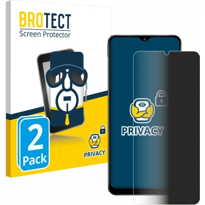 Afbeelding van BROTECT privacy screenprotector voor Samsung Galaxy A12 Nacho Folie Beschermfolie Blauwlichtfilter (2 Stuks)