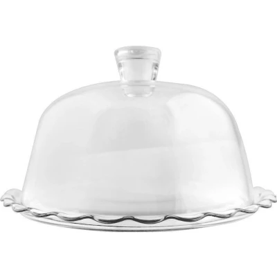 Afbeelding van Pasabahce Petite Patisserie Taartplateau met deksel 22cm