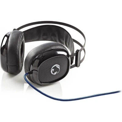 Afbeelding van Gaming headset Nedis 2.2 meter (Bedraad, Jack 3.5 mm, Microfoon, LEDs)