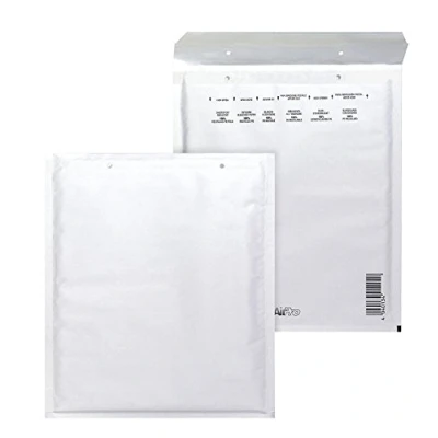 Afbeelding van Bong Airpro Luchtkussenenveloppen, Ft 175 X 265 Mm, Met Stripsluiting, Doos Van 100 Stuks, Wit Enveloppen