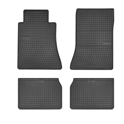 Afbeelding van FROGUM 0784 Vloermatset Rubber voor en achter 4 Zwart Op maat gemaakt MERCEDES BENZ: W124 Saloon