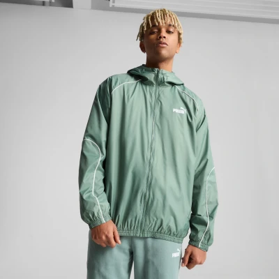 Image de PUMA Sport Windbreaker Men, Vêtements, Vert Moon, XL