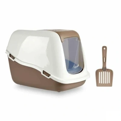 Afbeelding van Kattenbak Wit Beige Plastic 39,7 x 57 39 cm (6 Stuks)