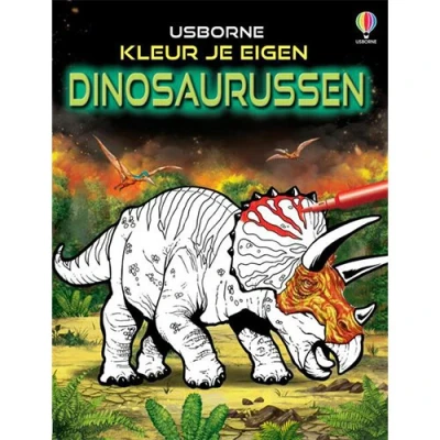 Afbeelding van Uitgeverij usborne kleur je eigen dinosaurussen