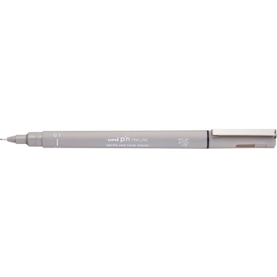 Afbeelding van Fineliner Uni ball Pin 0,1mm lichtgrijs