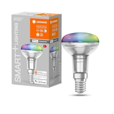 Afbeelding van LEDVANCE SMART LED R5 Spotlamp met WiFi technologie, Socket E14, RGB kleuren en