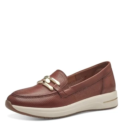 Afbeelding van TAMARIS 8 84700 42 mocassindames, Cognac.
