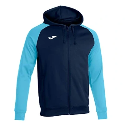 Afbeelding van Joma Academy IV Jas Met Kap Heren Marine / Fluor Turquoise Maat: M