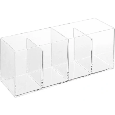 Afbeelding van Make up organizer 4 vakken 22 x 7 cm van kunststof Nagellak houder Organizers