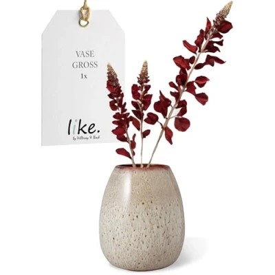 Afbeelding van Villeroy &amp; Boch Lave Drop Vaas 17,5 Cm Beige