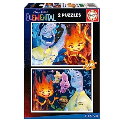 Afbeelding van EDUCA puzzel 2 x 100 stuks ELEMENTAL