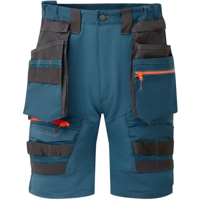 Afbeelding van DX4 afneembare korte broek met holsterzakken maat 26, Metro Blue