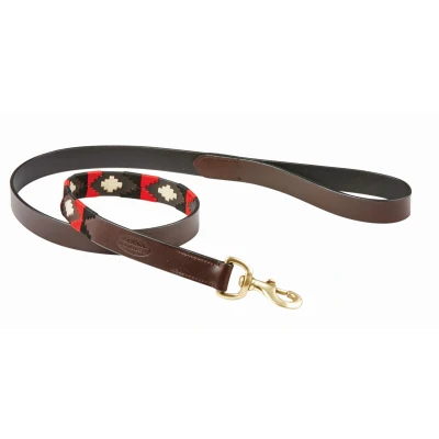 Image de Weatherbeeta Laisse pour Chien Polo Cowdray/Brown/Black/Red/White M