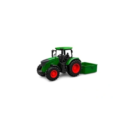 Afbeelding van Kids Globe tractor freewheel met kiepbak 27,5cm groen