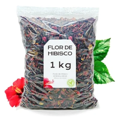 Image de Fleurs Hibiscus Séchées 1kg Fleur Tisane The