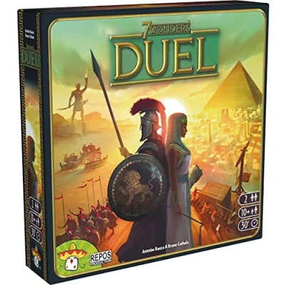 Afbeelding van Asmodee 7 Wonders Duel, strategiespel voor 2 spelers, 10+ jaar, editie in het Italiaans